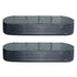 2x Green Fingers Raised Garden Bed 320X80X42cm Oval Planter Box Container Galvanised