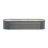3 Pcs Raised Garden Bed Kit Oval Galvanized Steel Planter Boxes 240x80x56cm, Heavy Duty Metal Elevated Garden Bed for Vegetables Flowers Herbs, with Safety Edging, Gloves & Pegs Included