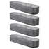 4 Pcs Raised Garden Bed Kit Oval Galvanized Steel Planter Boxes 320x80x56cm, Heavy Duty Metal Elevated Garden Bed for Vegetables Flowers Herbs, with Safety Edging, Gloves & Pegs Included
