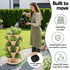 Garden Bed 5 Tier Vertical Garden Grey Strawberry Stackable Planters Herbs Beige
