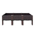 Garden Bed 120x40x36cm PP Planter Box Raised Container Growing Herb