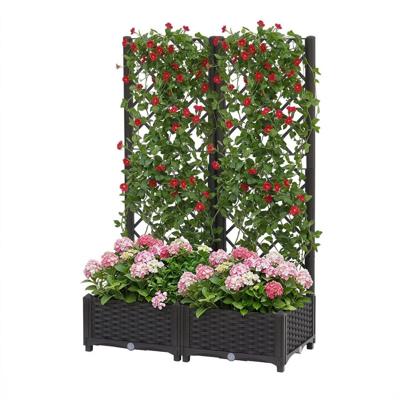 Raised Garden Bed Vertical Planter Self Watering Large Elevated Veggie Box 80x40x122cm