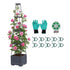 Self Watering Planter with Trellis Adjustable Height Modular Tomato Box 4 Layer 140cm