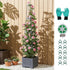 Self Watering Planter with Trellis Adjustable Height Modular Tomato Box 4 Layer 140cm