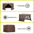 Gazebo Pop Up Tent 3.6x3.6m Outdoor Marquee Camping Screen w/Curtain Net