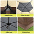Gazebo Pop Up Tent 3.6x3.6m Outdoor Marquee Camping Screen w/Curtain Net
