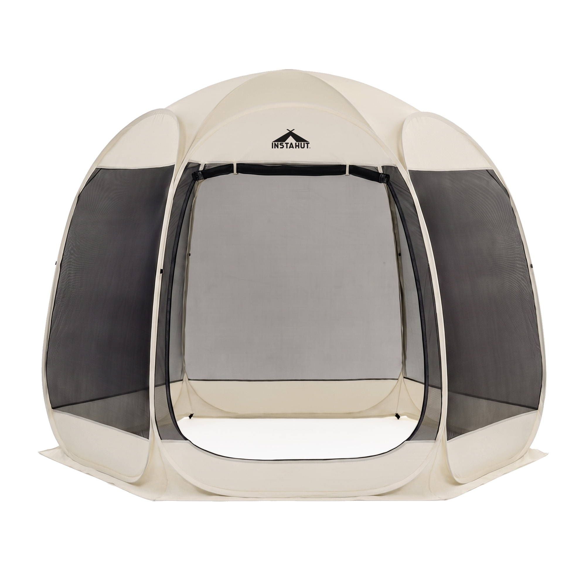 Gazebo Pop Up Tent 2.7x1.35m Outdoor Marquee Camping Screen 6 Sided