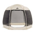 Instahut Pop Up Gazebo Screen Tent 2.8x1.35m 6 Person Hexagon Mesh Beige
