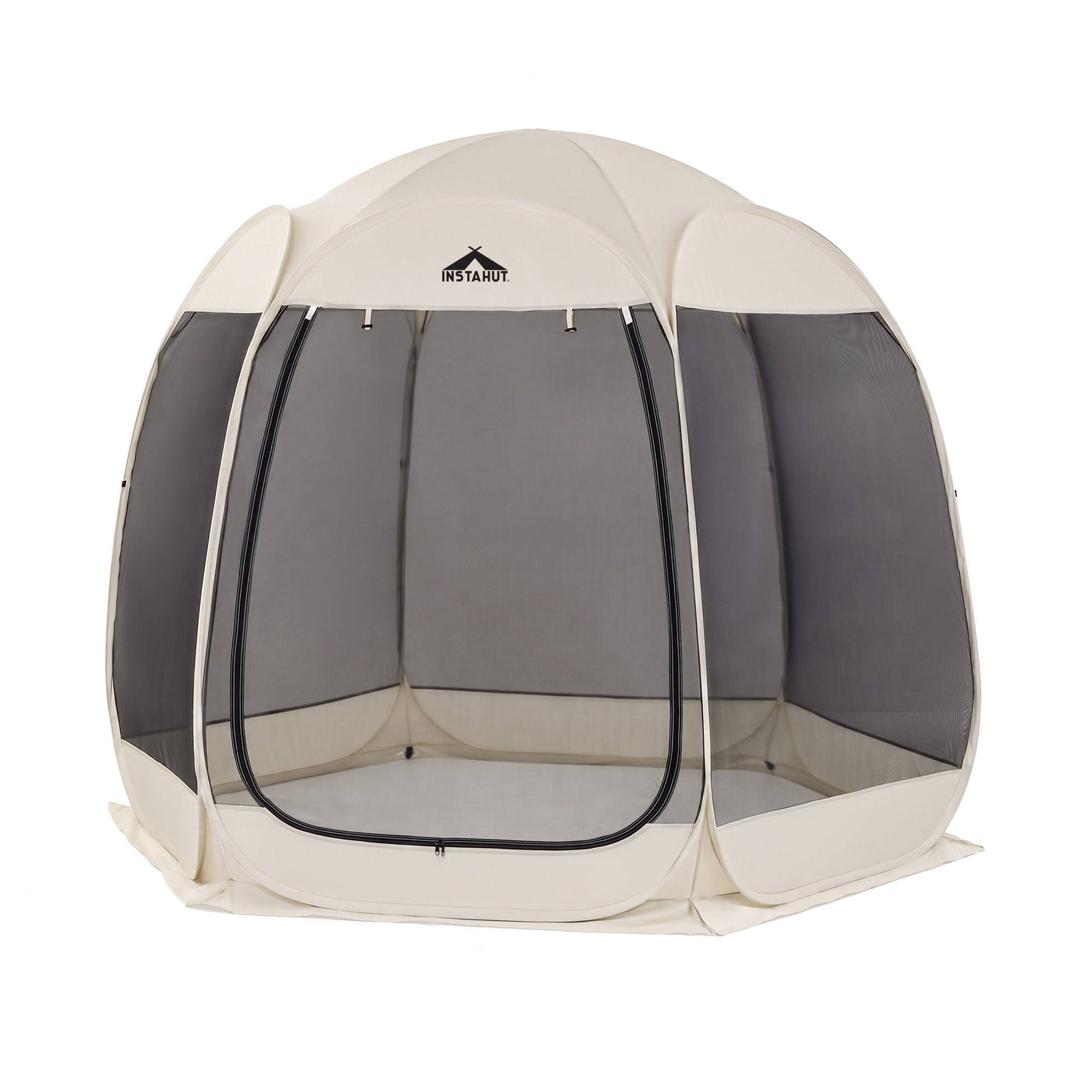 Gazebo Pop Up Tent 2.7x1.35m Outdoor Marquee Camping Screen 6 Sided