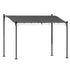 Gazebo Marquee 3m Outdoor Event Wedding Tent Iron Art Canopy Grey Shade