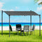 Gazebo Marquee 3m Outdoor Event Wedding Tent Iron Art Canopy Grey Shade