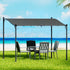 Gazebo Marquee 3m Outdoor Event Wedding Tent Iron Art Canopy Grey Shade