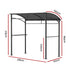 Instahut Gazebo Outdoor BBQ Grill Patio Garden Marquee Shade Shelter Shelf Hooks Grey