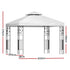 Instahut Gazebo 3x3m Marquee Outdoor Wedding Party Event Tent Home Iron Art Shade White