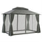 Instahut 3x4m Gazebo with Curtains and Mosquito Mesh, Outdoor Patio Tent