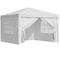 Gazebo 3x3 Pop Up Marquee Folding Tent Wedding Gazebos Camping Outdoor Canopy White