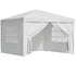 Gazebo 3x3 Pop Up Marquee Folding Tent Wedding Gazebos Camping Outdoor Canopy White