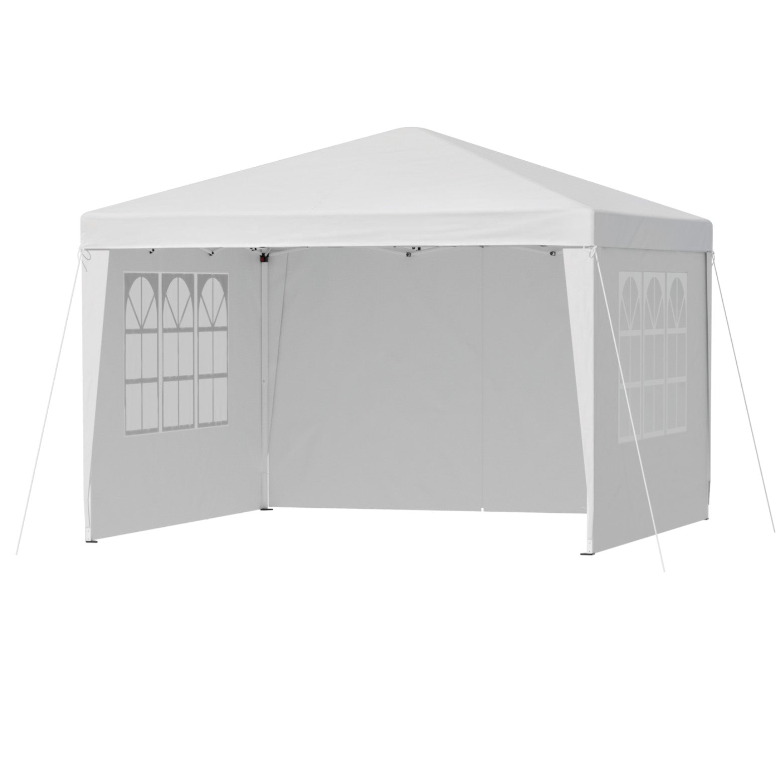 Gazebo 3x3 Pop Up Marquee Folding Tent Wedding Gazebos Camping Outdoor Canopy White