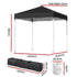 Gazebo 2x2m Outdoor Patio Garden Marquee Shade w/ Base Pods Black