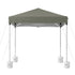 2x2m Outdoor Gazebo Patio Garden Marquee Canopy Shade with Base Pods - Grey