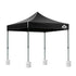 3x3m Pop Up Gazebo Heavy Duty 500D Steel Frame with Base Weights Black