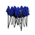 Gazebo Pop Up Marquee 3x3 Folding Tent Outdoor Camping 500D Oxford Blue