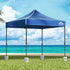 3×3m Pop Up Gazebo Blue – Outdoor Marquee with 4 Base Pods