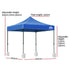 3×3m Pop Up Gazebo Blue – Outdoor Marquee with 4 Base Pods