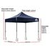 3x3m Pop Up Gazebo 500D Heavy Duty Canopy with Base Weights Navy