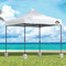 3x3m Pop Up Gazebo Heavy Duty 500D Steel Frame with Base Weights White