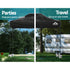 3x4.5m Black Pop Up Gazebo Outdoor 500D Canopy with 4 Base Pods 36-64kg