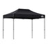 Instahut Gazebo Pop Up Marquee 3x4.5 Folding 500D Wedding Tent Base Pod Black