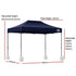 Gazebo Pop Up 3x4.5m w/Base Podx4 Marquee Folding Outdoor Wedding Camping Tent Shade Canopy Navy