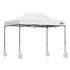 3x4.5m Pop Up Gazebo Canopy Tent White with 4 Weighted Base Pods