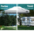 3x4.5m Pop Up Gazebo Canopy Tent White with 4 Weighted Base Pods