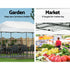 3x6m Heavy Duty Gazebo Canopy Tent with Base Weights 500D Oxford