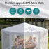 Hexagonal Outdoor Gazebo – Mesh Walls, UV/Water‑Resistant, Steel Frame