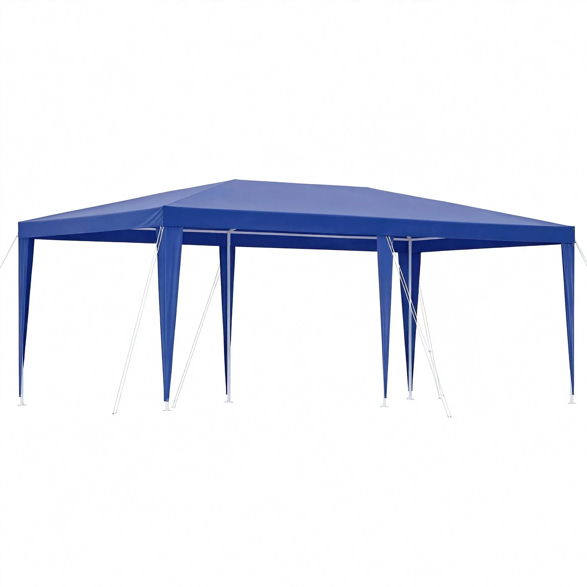 Gazebo 3x6m Wedding Party Marquee Tent Outdoor Event Camping Canopy Shade Blue
