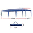 Gazebo 3x9m Wedding Party Marquee Tent Outdoor Event Camping Shade Blue