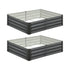 150x90x30cm Garden Bed Galvanised Steel 4pcs