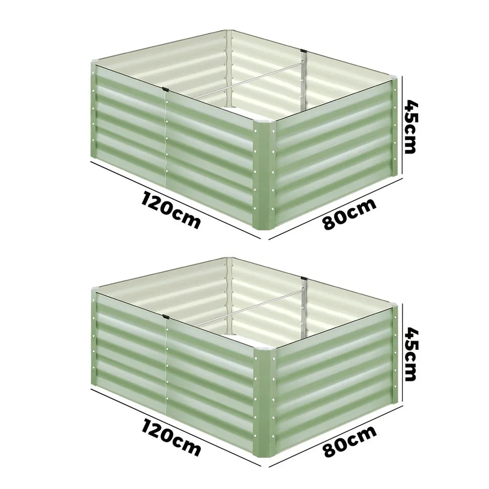 Garden Bed 240x80x45CM Raised Container Planter Box Green
