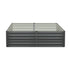 120x80x45cm Garden Bed Galvanised Steel 4pcs