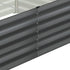 120x80x45cm Garden Bed Galvanised Steel 4pcs