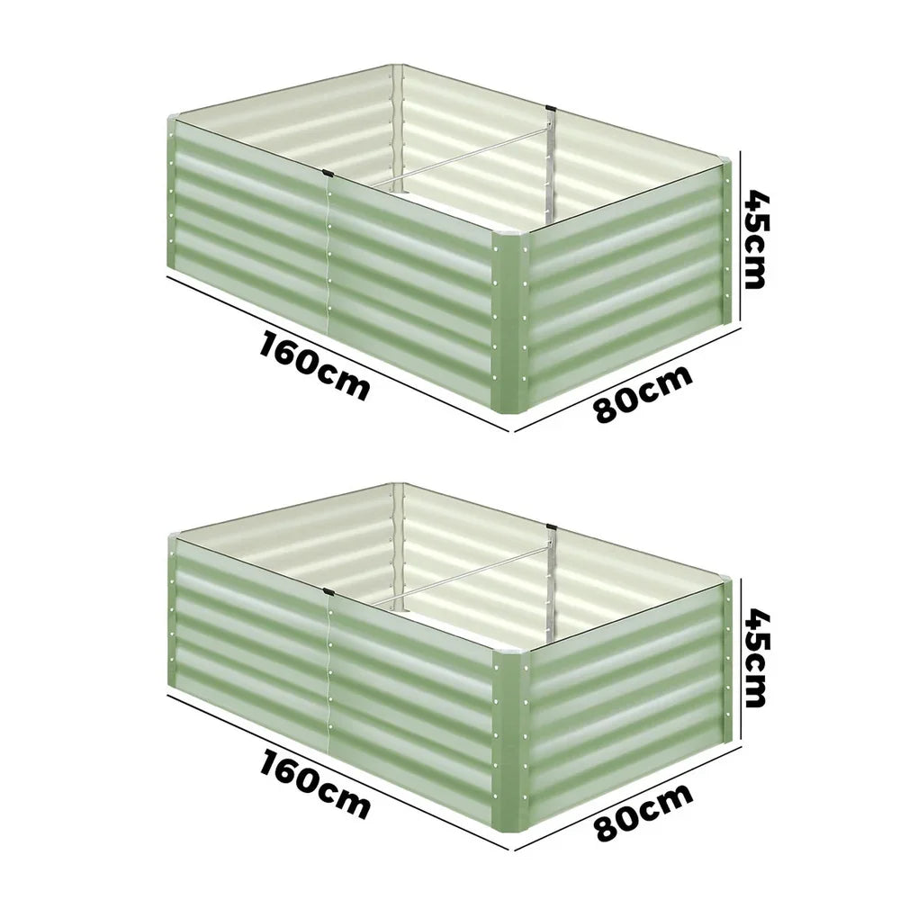 Garden Bed 320x80x45CM Raised Container Planter Box Green