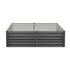 160x80x45cm Garden Bed Galvanised Steel 4pcs