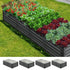 160x80x45cm Garden Bed Galvanised Steel 4pcs