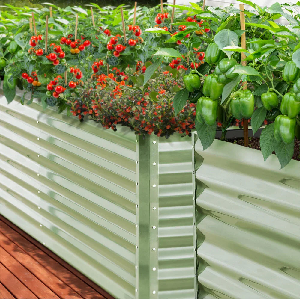Garden Bed 320x80x73CM Raised Container Planter Box Green