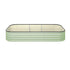 9‑in‑1 Modular Galvanised Steel Garden Bed – Aluminium Green 40cm High