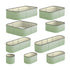 9‑in‑1 Modular Galvanised Steel Garden Bed – Aluminium Green 56cm High