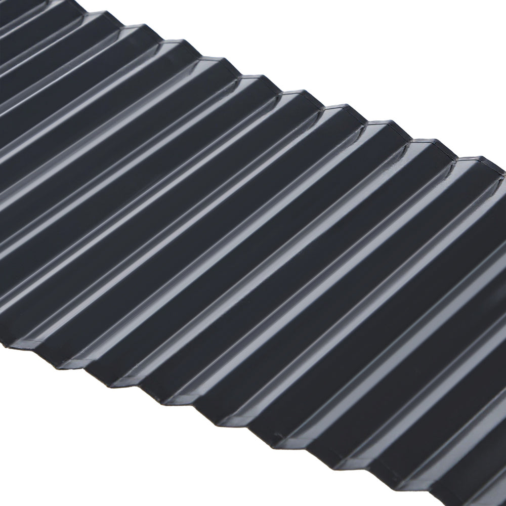 Livsip Garden Edging 10mx30cm Lawn Edge Border Fence Steel Black